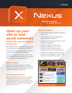 Open up your site to vast social networks