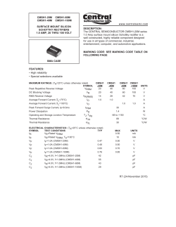 CMSH1-100M - Central Semiconductor Corp.