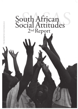South African Social Attitudes