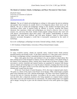 Island as Container - Island Studies Journal