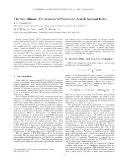 The Semidiurnal Variation in GPS
