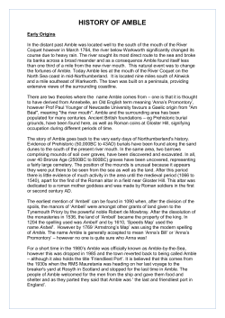 history of amble - Amble Northumberland