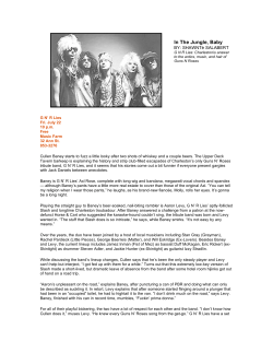 GNR Lies feature - Shawnt&eacute; Salabert