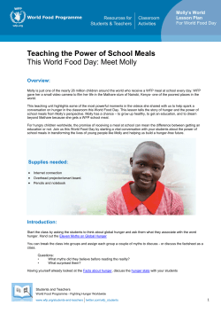 Teaching the Power of School Meals This World Food Day: Meet Molly