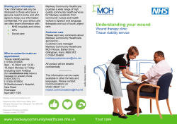 Understanding your wound - Medway Community Healthcare