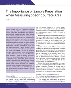 The Importance of Sample Preparation when