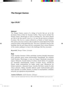 The Hunger Games - İstanbul Aydın &Uuml;niversitesi