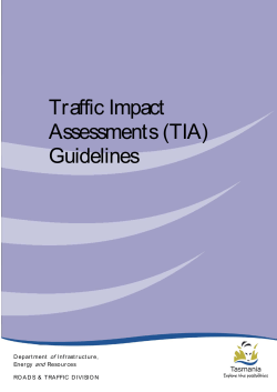 Traffic Impact Assessments (TIA)