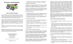 Political Advertising - Texas Ethics Commission