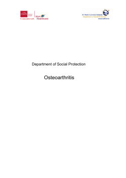 Osteoarthritis