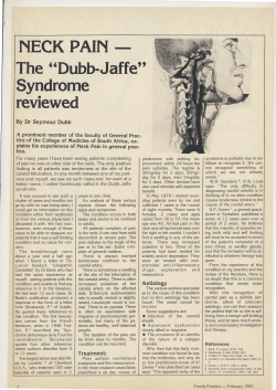 Syndrome - South African Family Practice