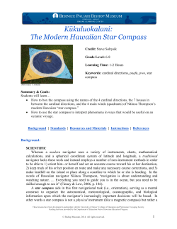 Kūkuluokalani: The Modern Hawaiian Star Compass