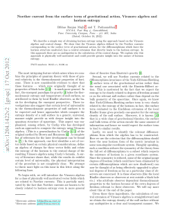 Noether current from the surface term of gravitational action