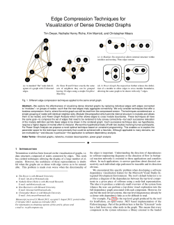 Edge Compression Techniques for Visualization of Dense Directed