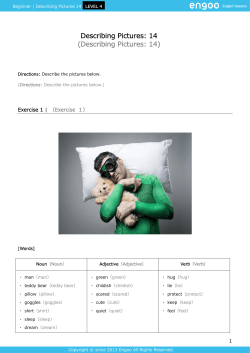 (Describing Pic Describing Pictures: 14 (Describing Pictures