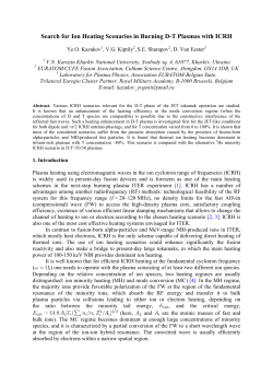 Search for Ion Heating Scenarios in Burning D