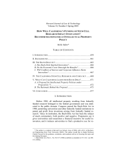 How Will California`s Funding of Stem Cell Research Impact