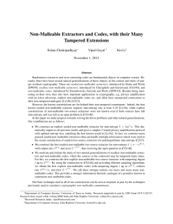 Non-Malleable Extractors and Codes, with their Many Tampered