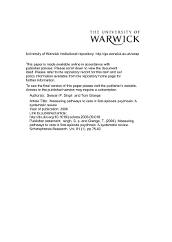 - Warwick WRAP