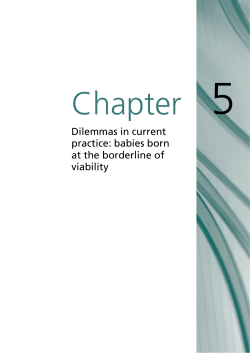 Dilemmas in current practice: babies born at the