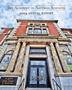 2009 Annual Report - Academy of Natural Sciences of Drexel