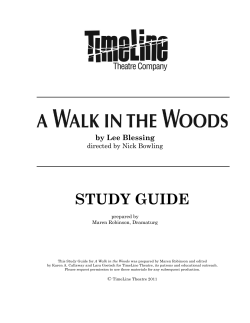 study guide - TimeLine Theatre