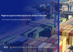 Alejandro Lopez, Ports Commercial Director, OHL Concesiones, S.A.