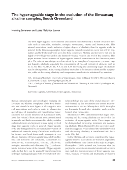 Geology of Greenland Survey Bulletin 190, 83-94