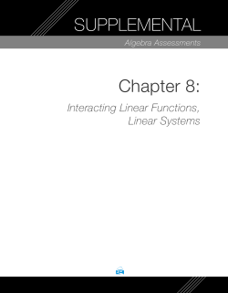 Chapter 8: SUPPLEMENTAL - Home Page | alanroemer.com