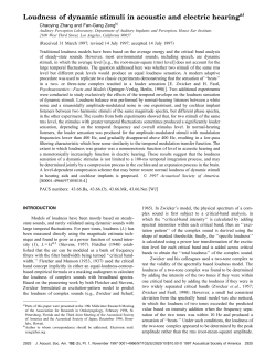 Loudness of dynamic stimuli in acoustic and electric hearing