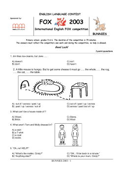 FOX 2003 - foxcompetition.hu