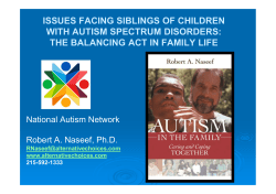 2013 Siblings of Children with ASD_powerpoint [Compatibility Mode]