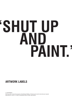 artwork labels