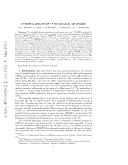 Interweaving PFASST and Parallel Multigrid