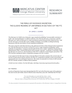 THE PERILS OF EXCESSIVE DISCRETION: THE ELUSIVE