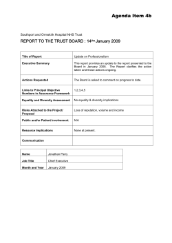 Southport and Ormskirk Hospital NHS Trust