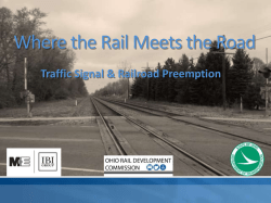 Sample presentation slides (White with blue bar design)