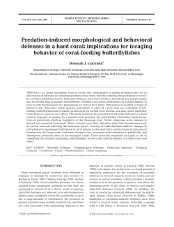 Predation-induced morphological and behavioral defenses in a hard