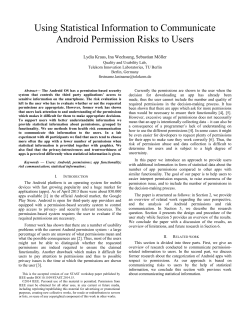 Paper Title (use style: paper title) - Quality and Usability Lab