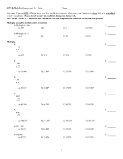 HW1B (Mult/Div/Expon part 2)