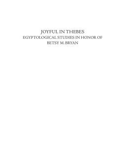 JOYFUL IN THEBES