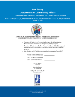 New Jersey Department of Community Affairs