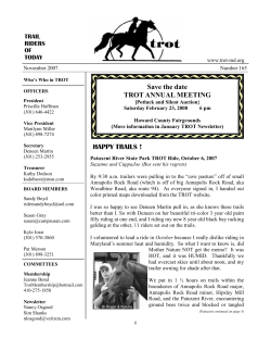 Nov - Trail Riders of Today