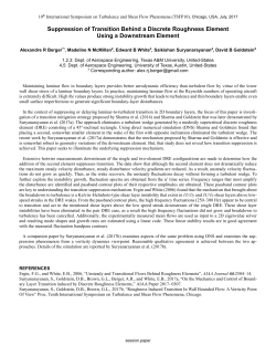 Suppression of Transition Behind a Discrete Roughness