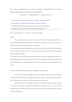 New Unknown Archaeological Data in Azores: The Hipogea of the