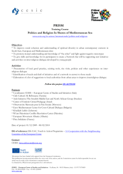 Politics and Religion In Shores of Mediterranean Sea