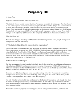 Purgatory 101 - Enter the Narrow Gate