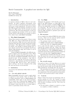 Batch Commander: A graphical user interface for