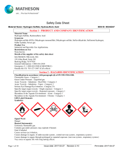 Safety Data Sheet - ChemADVISOR, Inc.