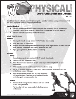 don`t fumble with this jumble